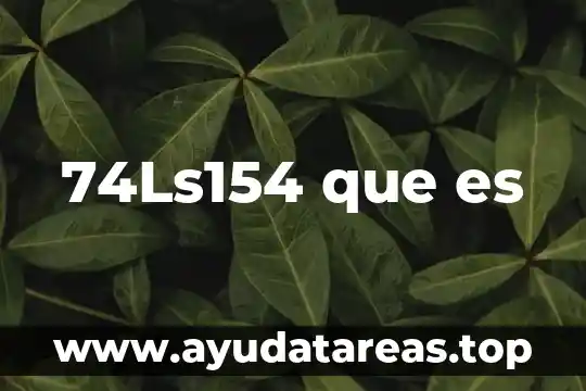 74Ls154 que es