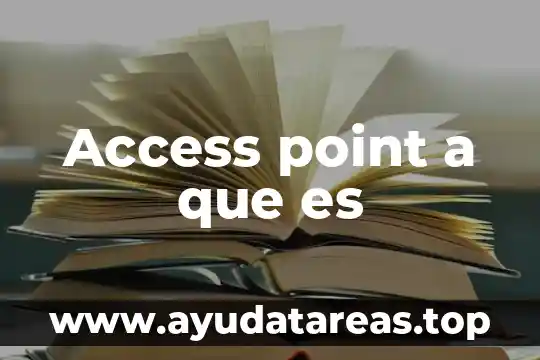 Access point a que es