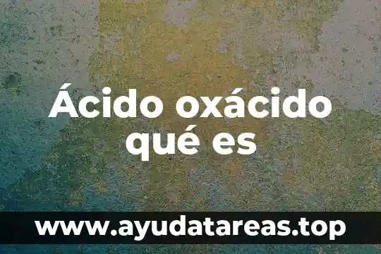 Qué es el ácido carbónico significado 8 Ácido oxácido qué es