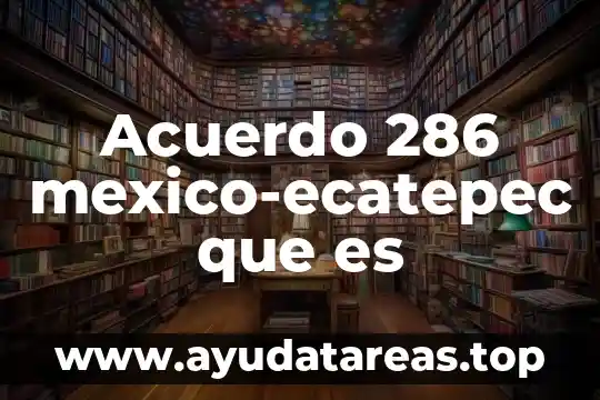 Qué es cociente y decreciente significado 5 Acuerdo 286 mexico-ecatepec que es