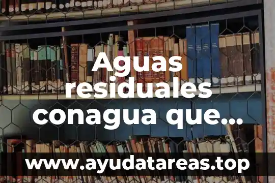 Qué es la mineralización en aguas residuales 5 Aguas residuales conagua que es