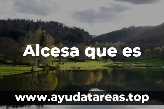 Alcesa que es