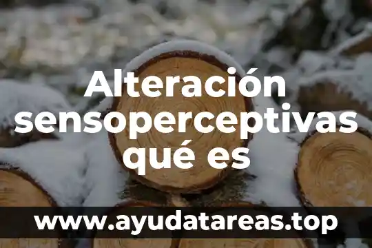 Qué es una alteración endocrina sustancias químicas 8 Alteración sensoperceptivas qué es