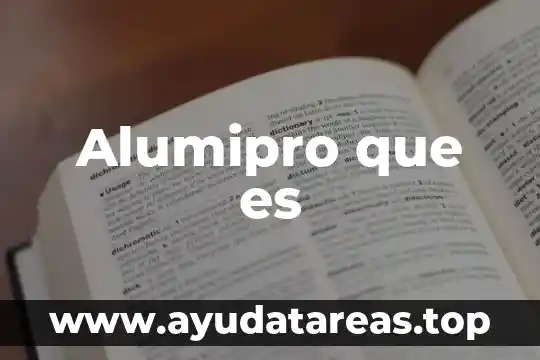 Alumipro que es
