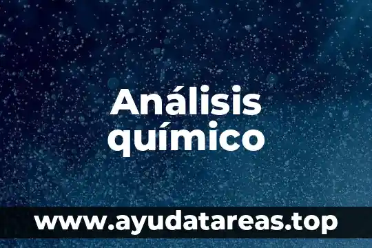 Qué es un compuesto químico fotosensible 4 Análisis químico