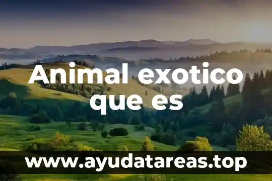 Que es centriolos de la celula animal y su funcion 4 Animal exotico que es