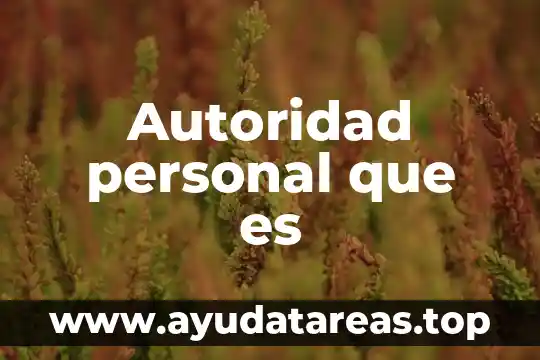 Qué es un símbolo personal 8 Autoridad personal que es