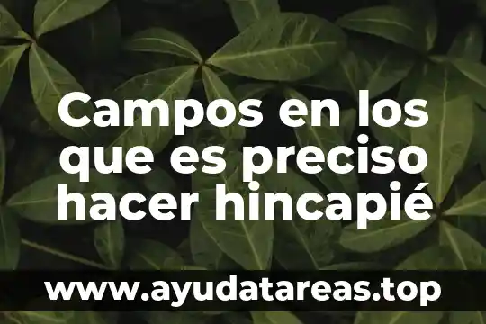 Que es ser saber y hacer en enfermeria 5 Campos en los que es preciso hacer hincapié