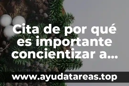 Cita de por qué es importante concientizar a los papás