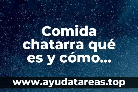 Que es pictograma de comida 4 Comida chatarra qué es y cómo evitarla