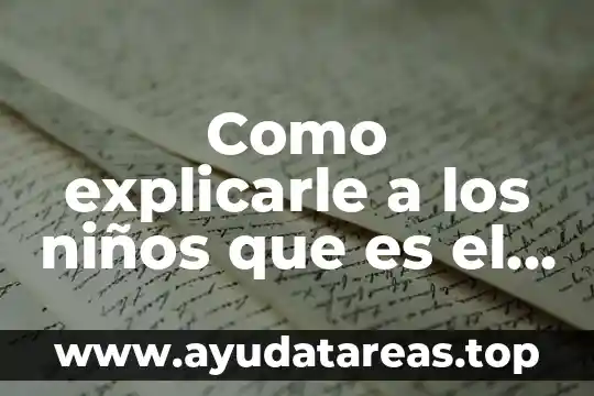 Que es pecado de muerte en la biblia 7 Como explicarle a los niños que es el pecado