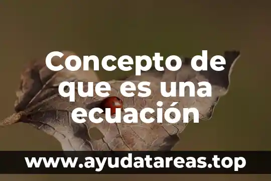 Que es el superindice en una ecuación química 3 Concepto de que es una ecuación