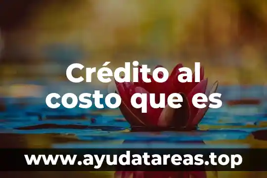 Que es cambiar un credito de uvr a pesos 3 Crédito al costo que es