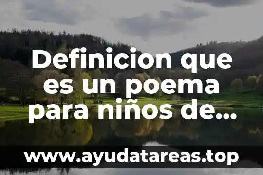 Que es una mandala para niños de primaria 5 Definicion que es un poema para niños de primaria