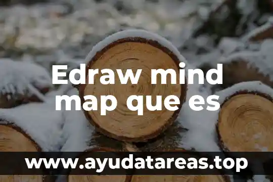 Edraw mind map que es