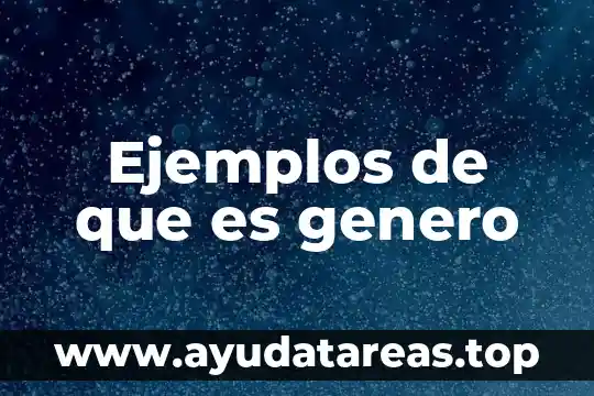 Que es un compuesto y sus ejemplos 6 Ejemplos de que es genero