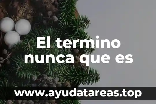 Que es el cociente en termino matemático 8 El termino nunca que es