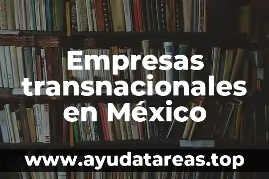 Chocho en México que es 3 Empresas transnacionales en México