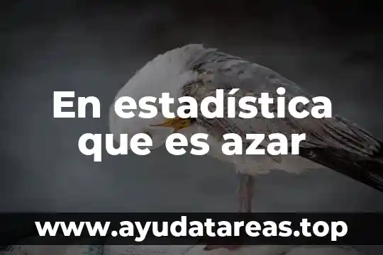 Qué es la correlación en estadística 3 En estadística que es azar