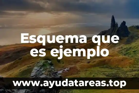 Esquema que es ejemplo