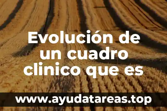 Que es archivo clinico de un hospital 7 Evolución de un cuadro clinico que es