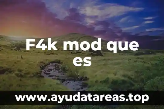 Que es un grafico de pictograma 4 F4k mod que es