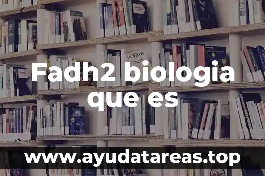 Que es un ppse biologia 8 Fadh2 biologia que es