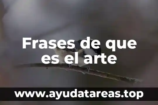 Que es la representación en el arte 5 Frases de que es el arte