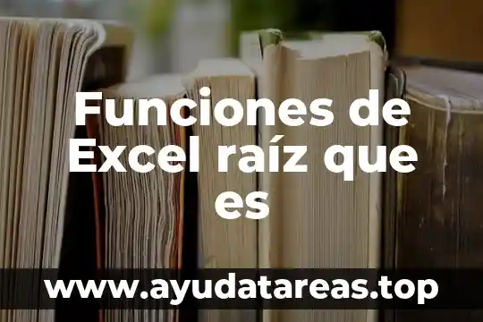 Que es el color granate oscuro en excel 5 Funciones de Excel raíz que es