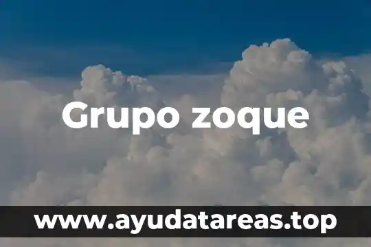 Grupo zoque