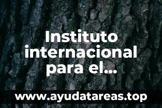 Instituto internacional para el desarrollo sustentable que es