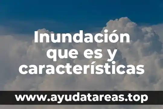 Que es mitigacion de desastres concepto 7 Inundaci贸n que es y caracter铆sticas