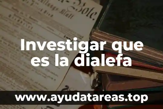 Investigar que es una figura abstracta 7 Investigar que es la dialefa