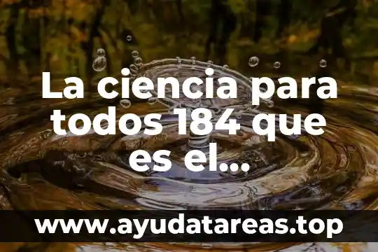La ciencia para todos 184 que es el metabolismo