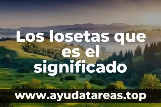 Que es iniquidades significado 6 Los losetas que es el significado