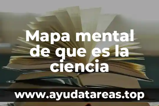Mapa mental de que es la ciencia