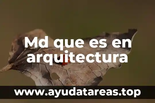 Qué es n i la arquitectura 3 Md que es en arquitectura