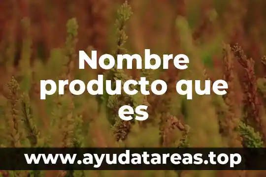 Para que es producto cruz 8 Nombre producto que es