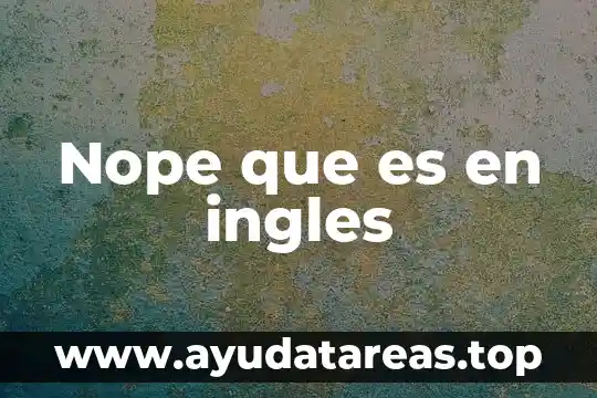 Qué es número ordinal numbers en inglés 4 Nope que es en ingles