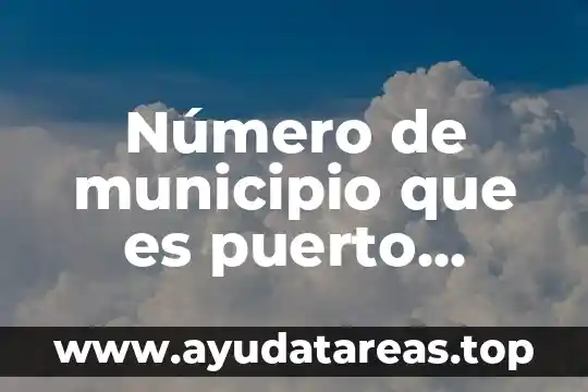 Que es un numero de abogrado 5 Número de municipio que es puerto vallarta