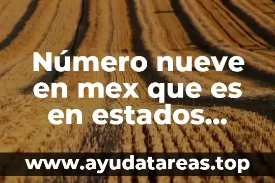 Que es la sec en estados unidos 7 Número nueve en mex que es en estados unidos