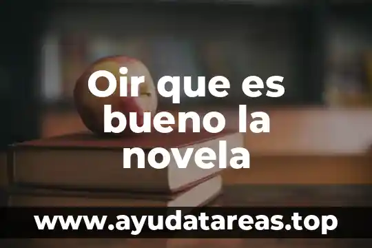 Ajo japonés para que es bueno 3 Oir que es bueno la novela