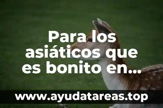 Que es lo mas bonito de una boda 6 Para los asiáticos que es bonito en una persona