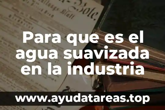Que es un ncl en la industria automotriz 3 Para que es el agua suavizada en la industria