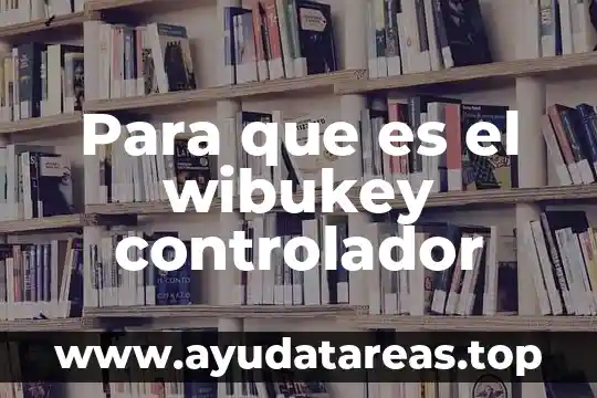 Para que es el wibukey controlador