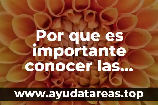 Por que es importante conocer las noms