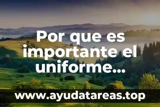 Que es calpulli lo mas importante 7 Por que es importante el uniforme escolar