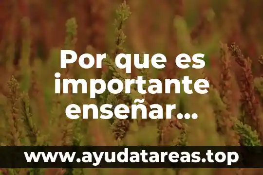 Que significa ansi-sparc por que es importante 4 Por que es importante enseñar ciencias