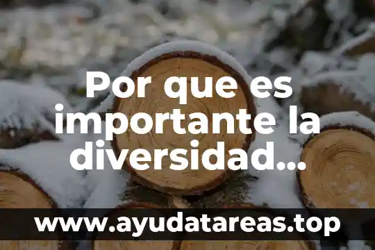 Por que es importante la diversidad socio-cultural