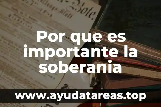 Por que es importante el número de oro 4 Por que es importante la soberania